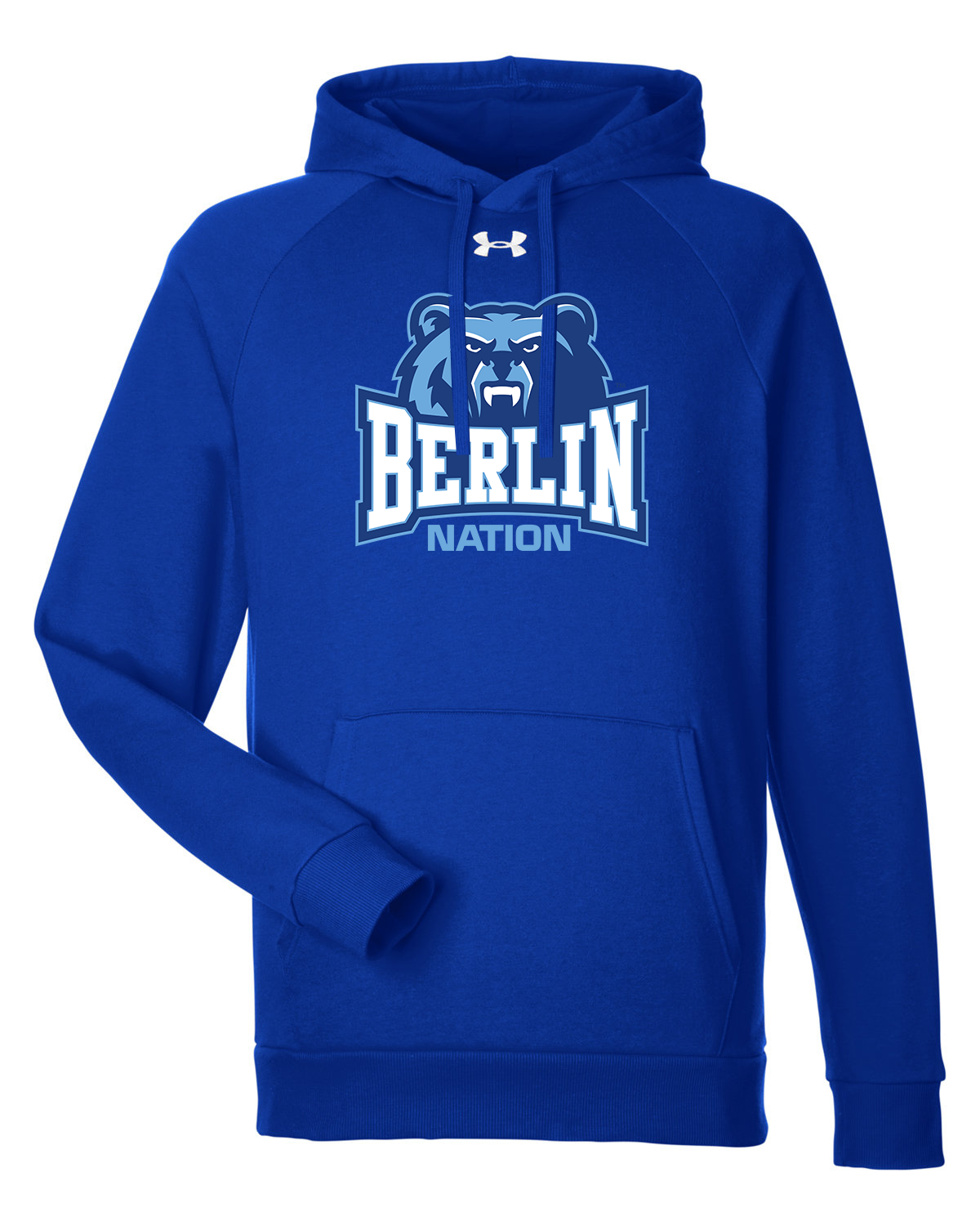 "Berlin Nation" Under Armour Men's Rival Fleece Hoodie Sweatshirt