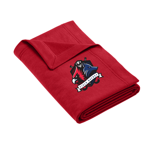 “WYB FIELD HOCKEY” Gildan Stadium Fleece Blanket