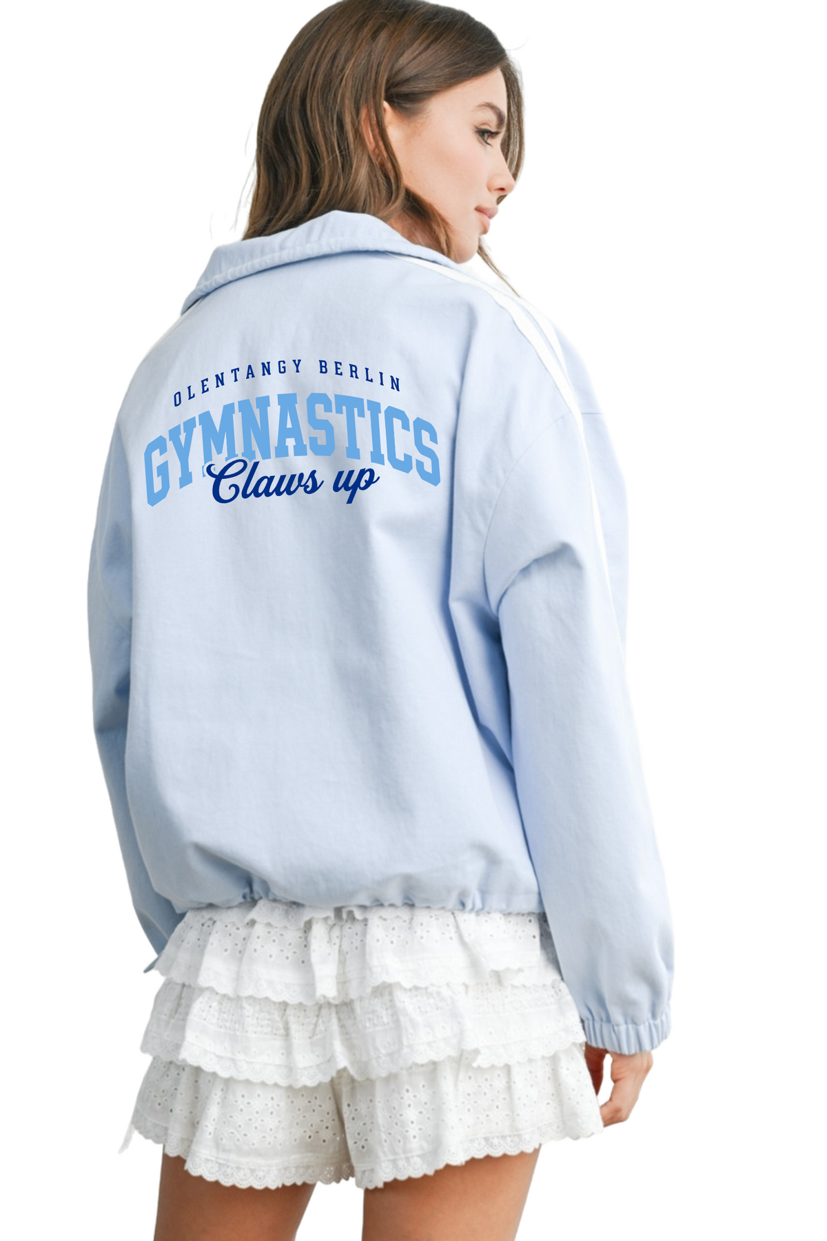 Olentangy Berlin "Gymnastics Claws Up" + "OB" Women's Track Jacket