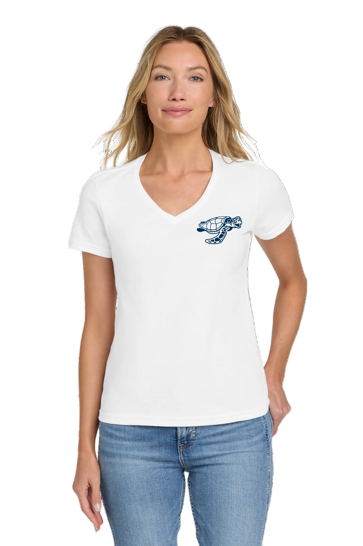"Loggerheads" Women's Softstyle V-Neck Tee