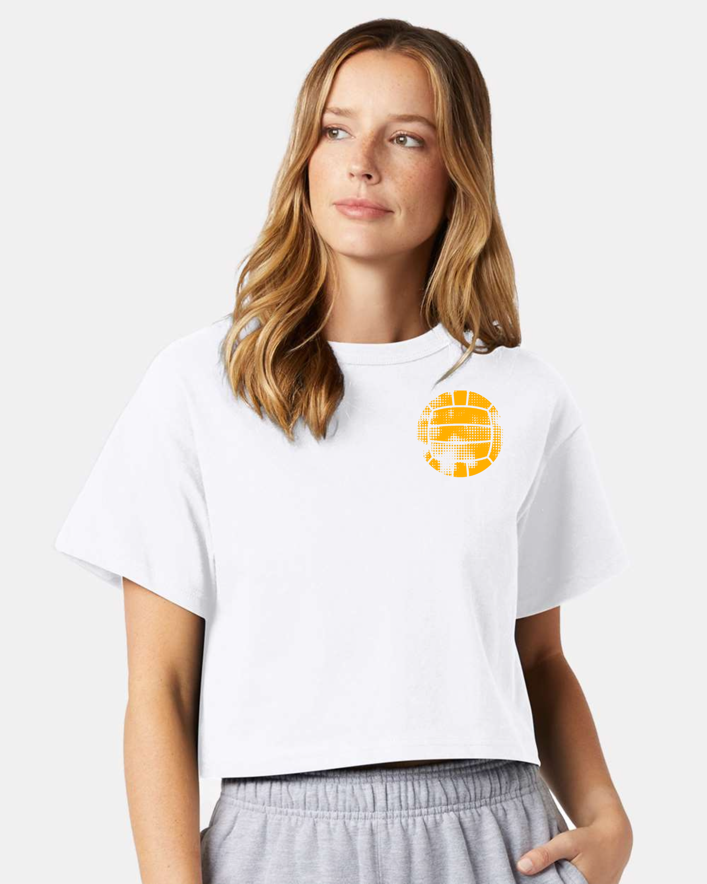 "Thomas Worthington Water Polo" Splash Champion Boxy Fit Crop Tee