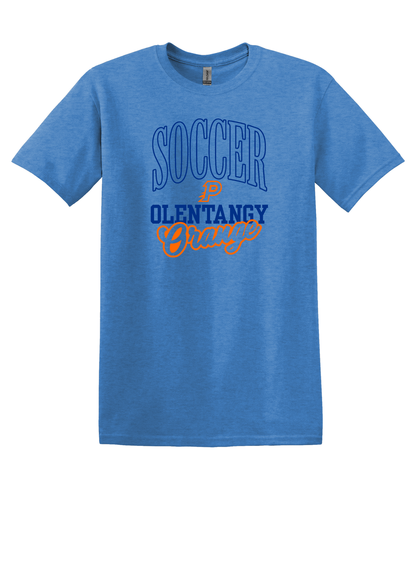 "Soccer Olentangy Orange" Unisex Softstyle Tee (Adult & Youth Sizes)