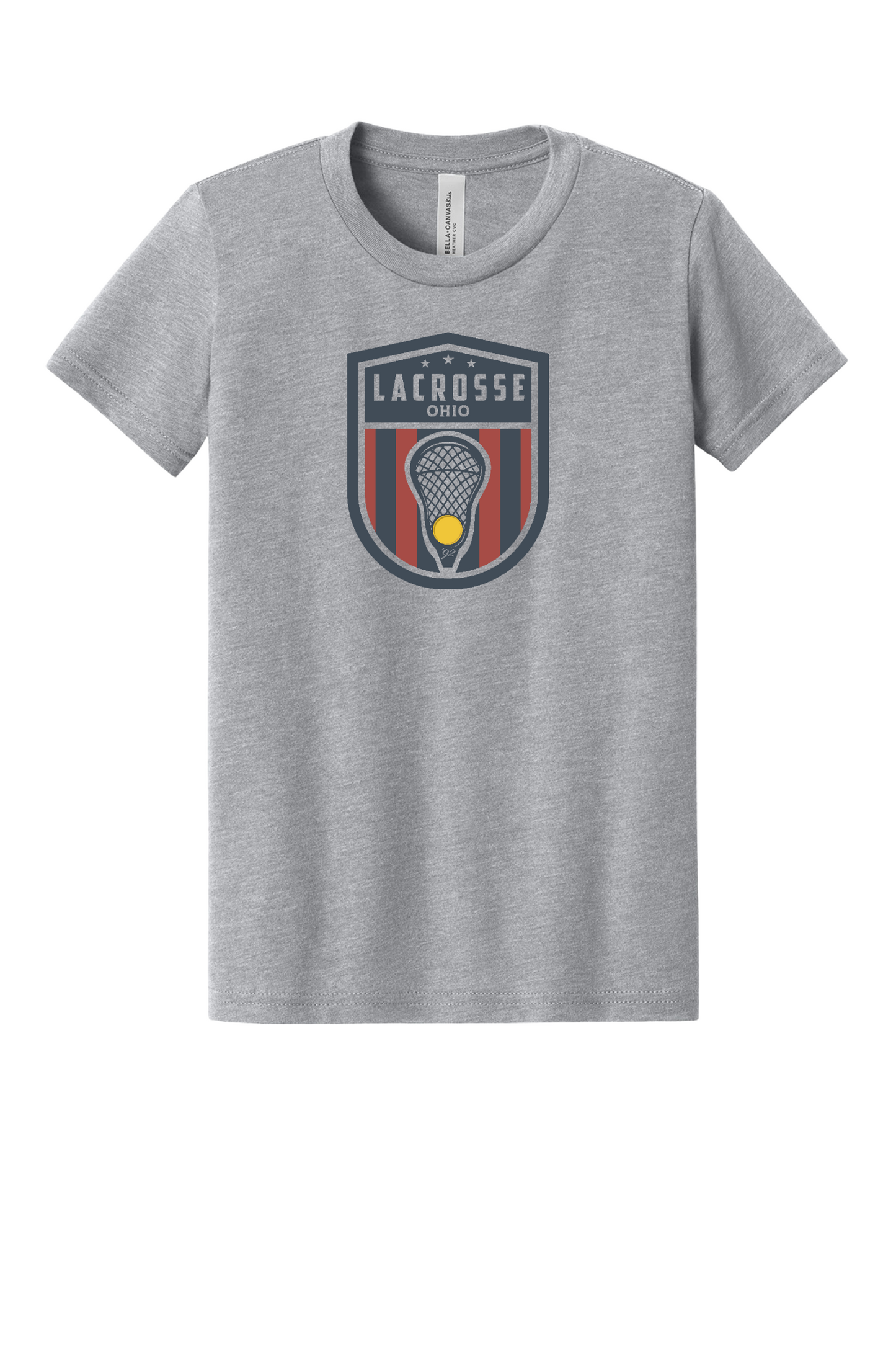 "Lacrosse Ohio" Crest Super Soft Tee (Youth & Adult Sizes)