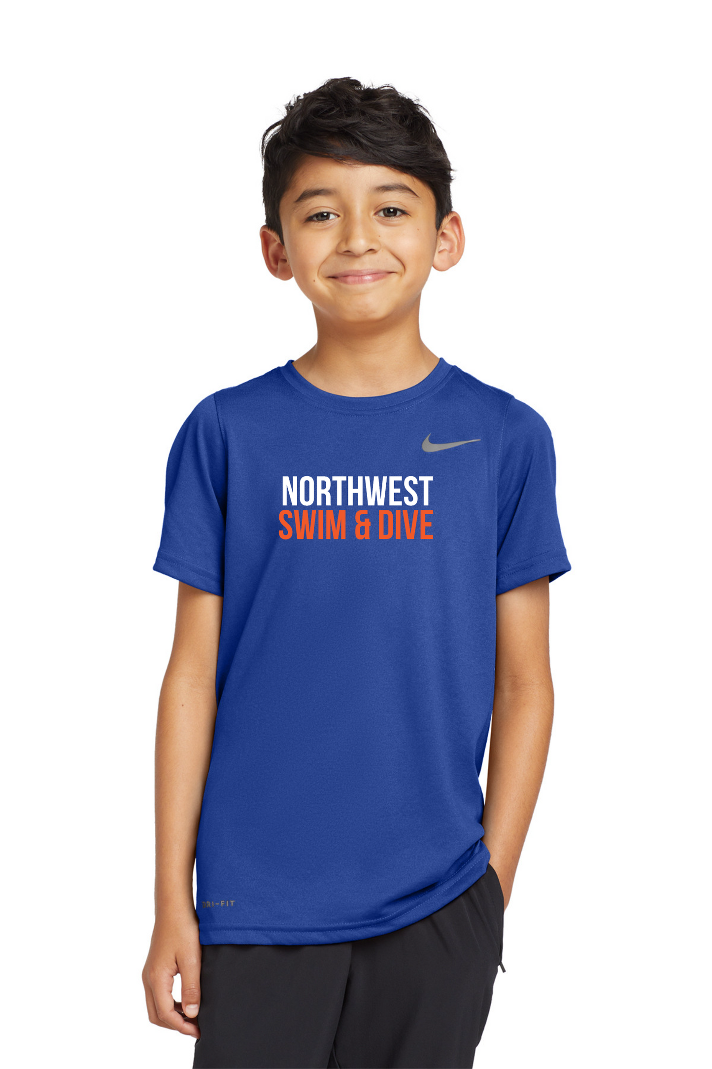 "Northwest Swim & Dive" Nike Youth Dri-FIT Legend Tee