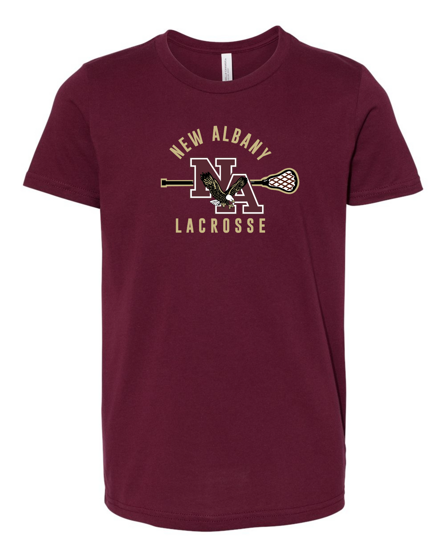 "New Albany Eagles Lacrosse" YOUTH Super Soft Tee