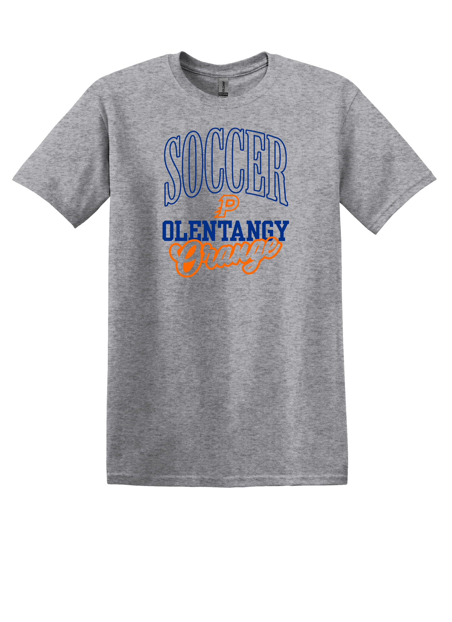 "Soccer Olentangy Orange" Unisex Softstyle Tee (Adult & Youth Sizes)
