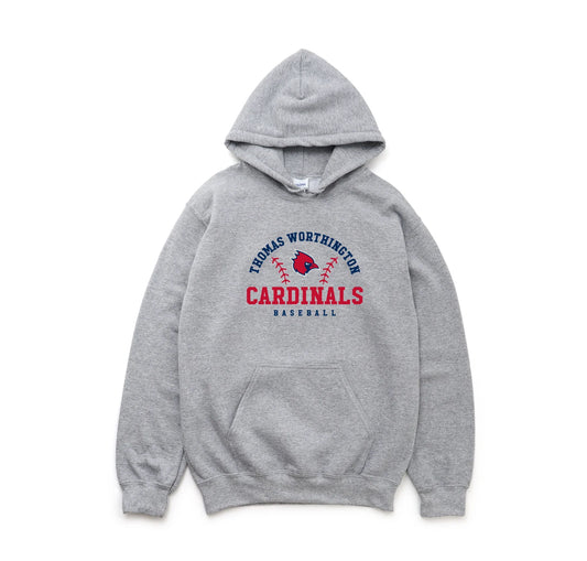 "Thomas Worthington Cardinals Baseball" Unisex Heavy Blend Hoodie - Varsity92