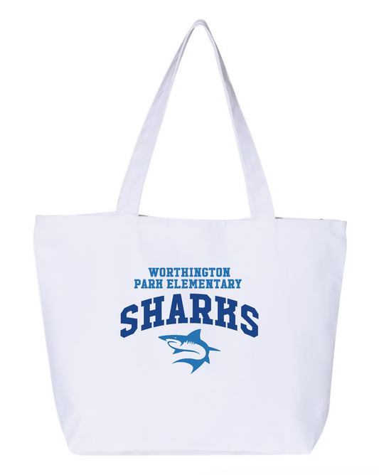 PREORDER: Worthington Park Elementary Zippered Canvas Tote