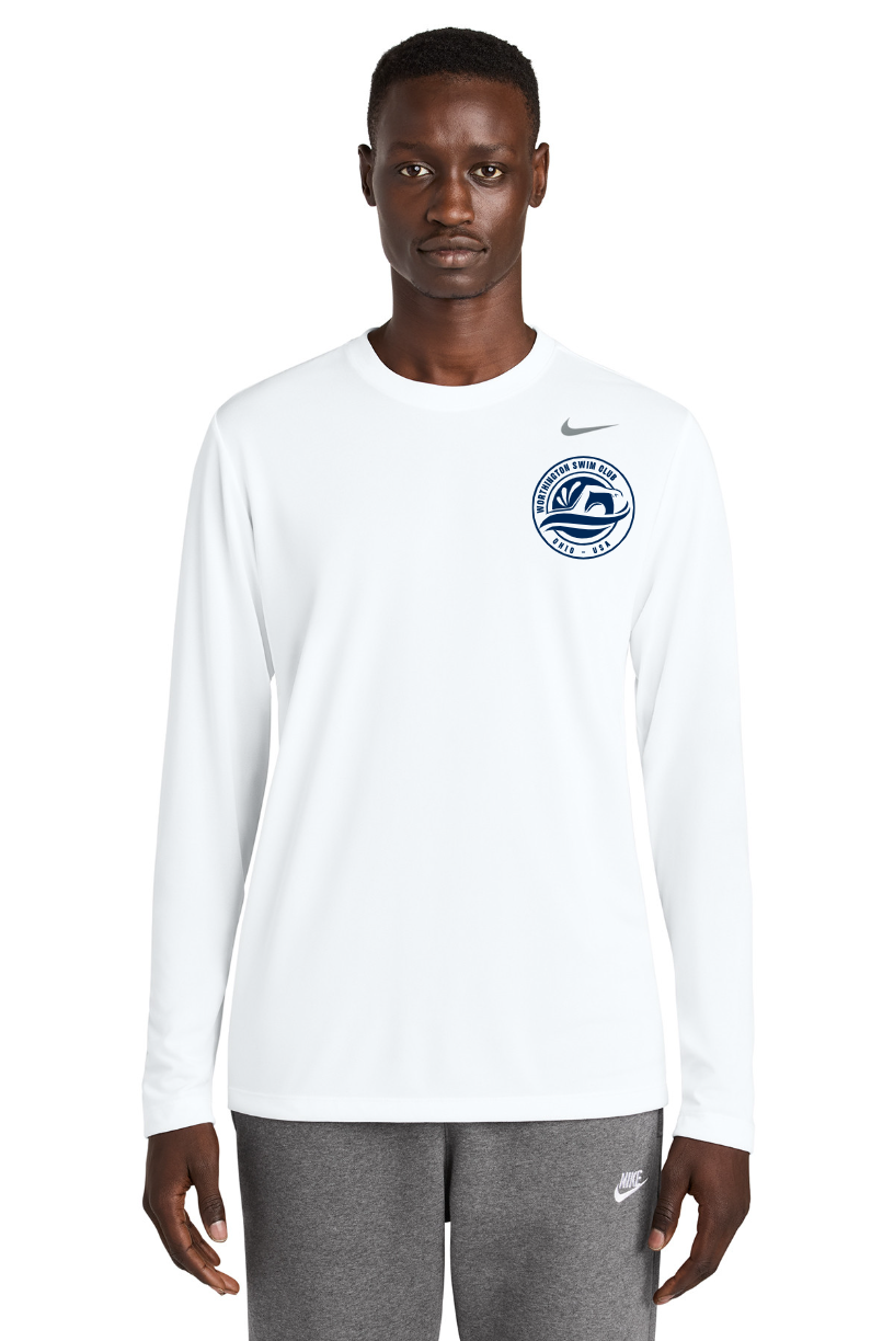 "Worthington Swim Club" Nike Dri-FIT Legend Long Sleeve Tee