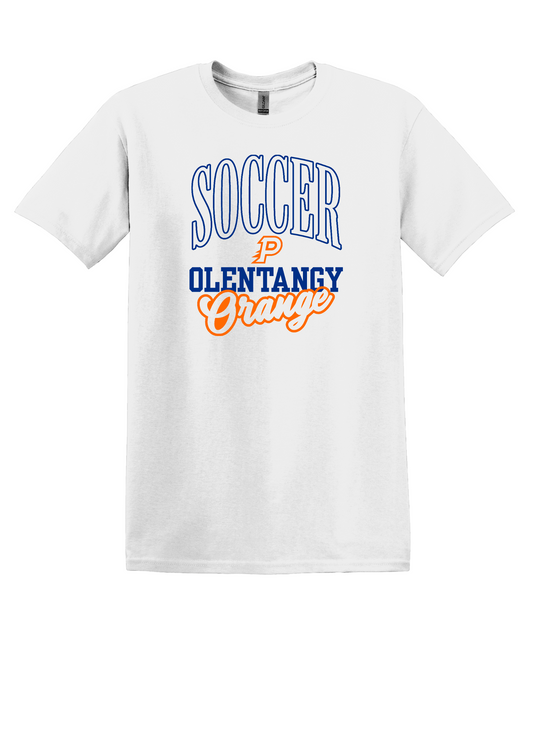 "Soccer Olentangy Orange" Unisex Softstyle Tee (Adult & Youth Sizes)