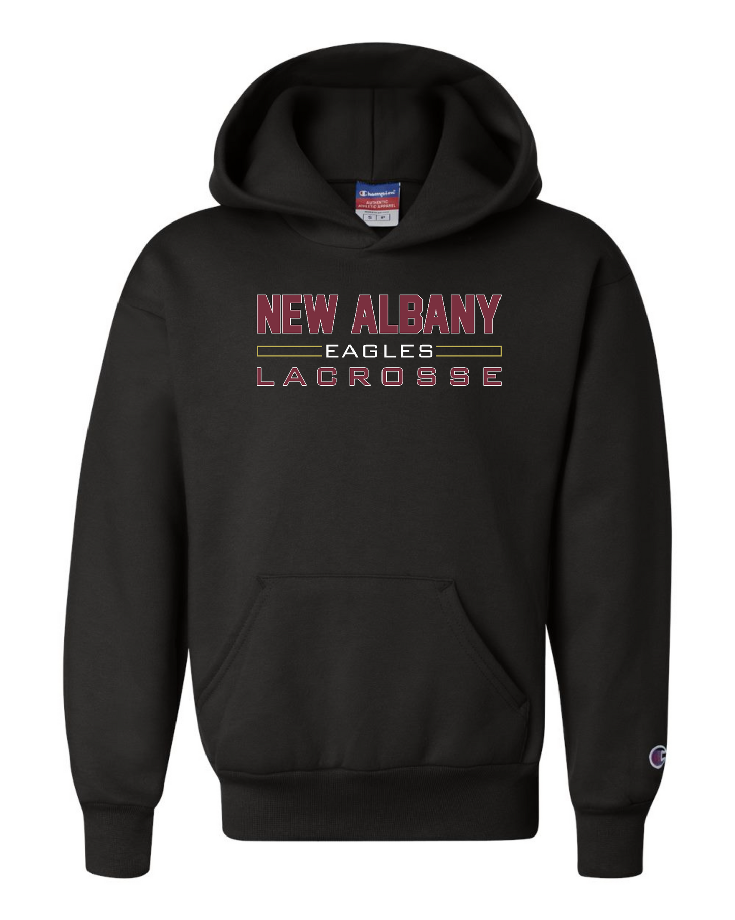 Champion® "New Albany Eagles Lacrosse" YOUTH  Hoodie