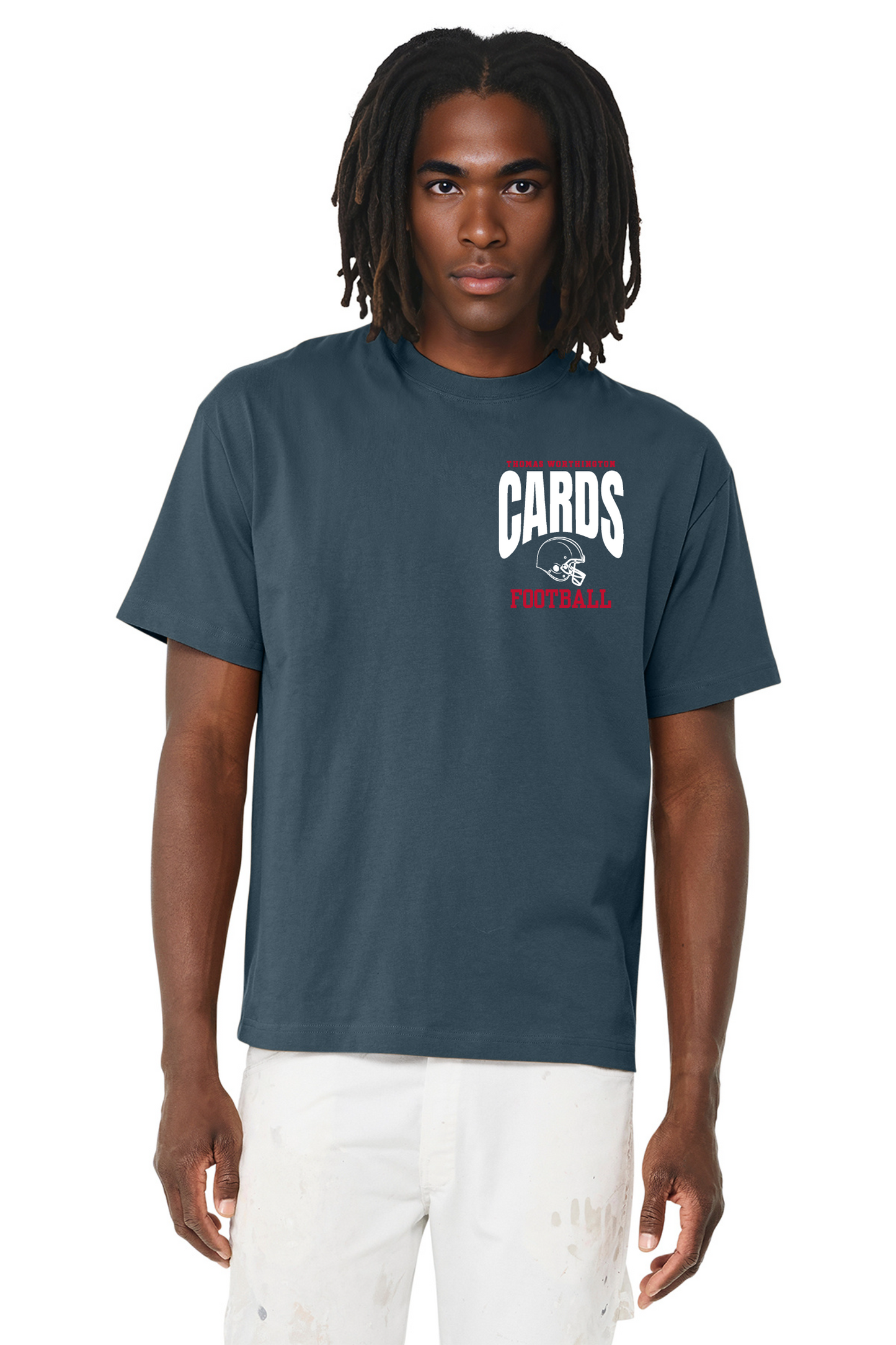 "Cards Football" Thomas Worthington BELLA+CANVAS Heavyweight Tee
