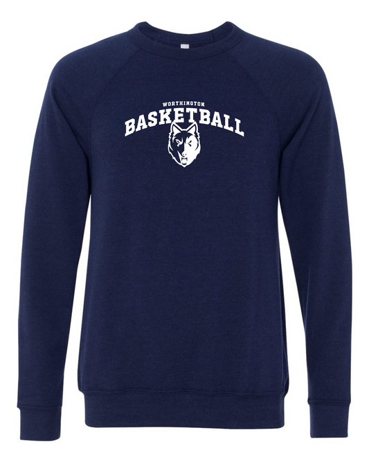 Worthington "Perry Basketball" Unisex Super Soft Crew Sweatshirt