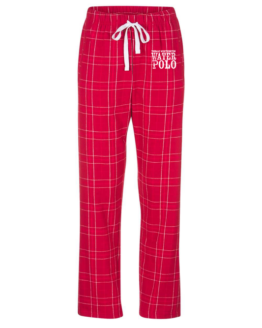 "Thomas Worthington Water Polo" Boxercraft Women’s Flannel Lounge Pants