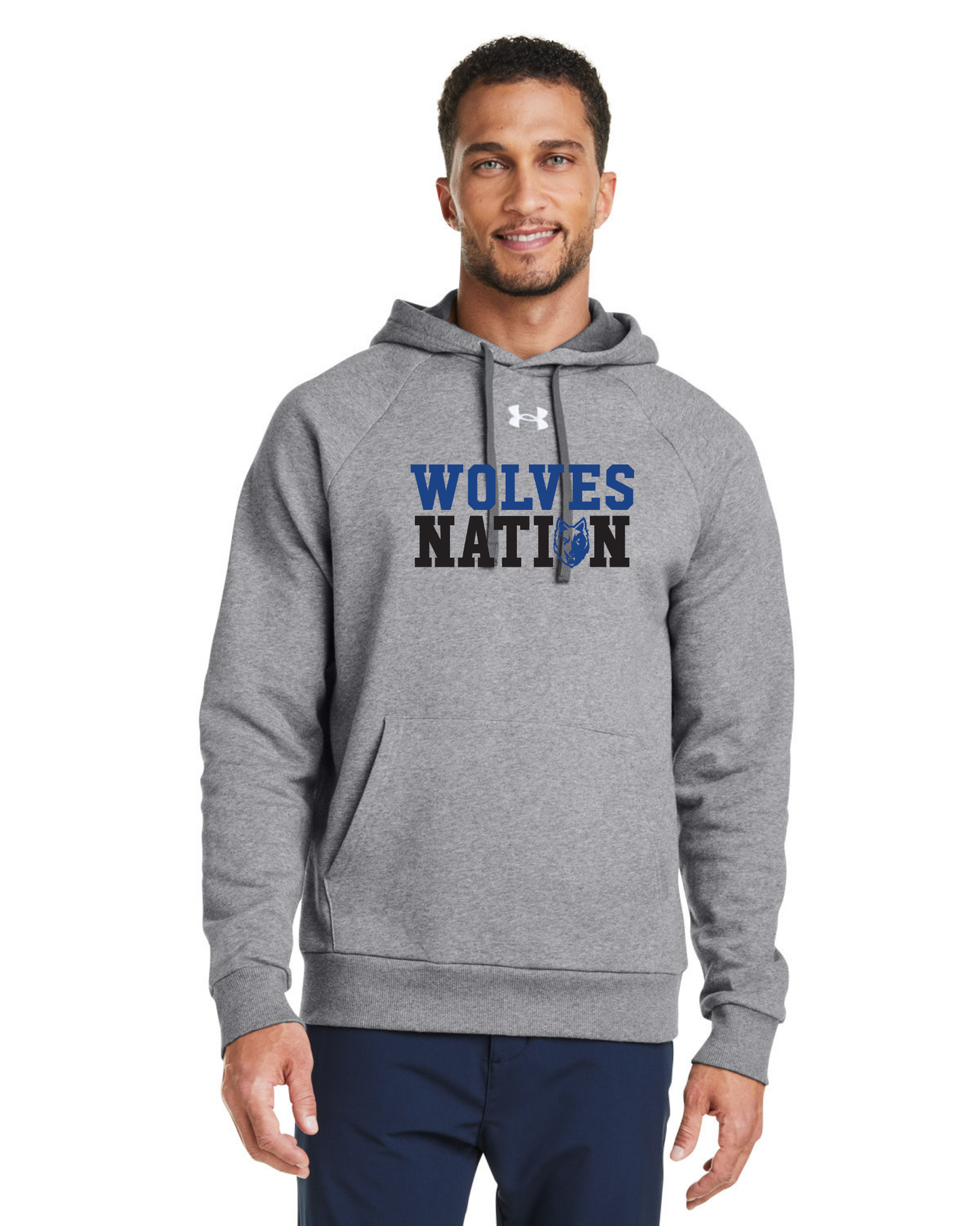 "Wolves Nation" Under Armour Men's Fleece Hoodie