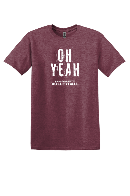 Canal Winchester "Oh Yeah" Volleyball Unisex Youth Softstyle Tee