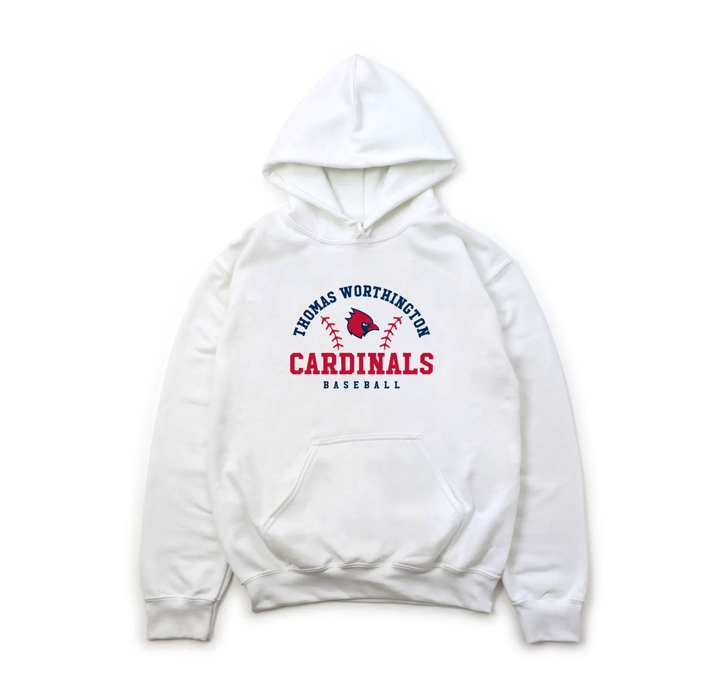 "Thomas Worthington Cardinals Baseball" Unisex Heavy Blend Hoodie - Varsity92