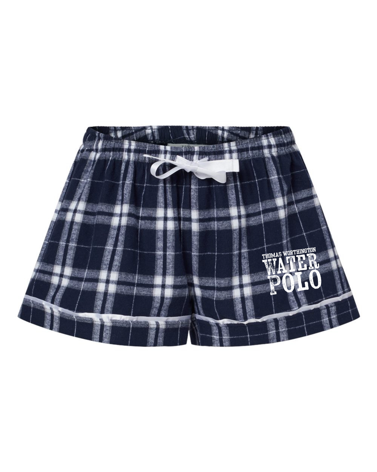 "Thomas Worthington Water Polo" Boxercraft Women’s Flannel Shorts
