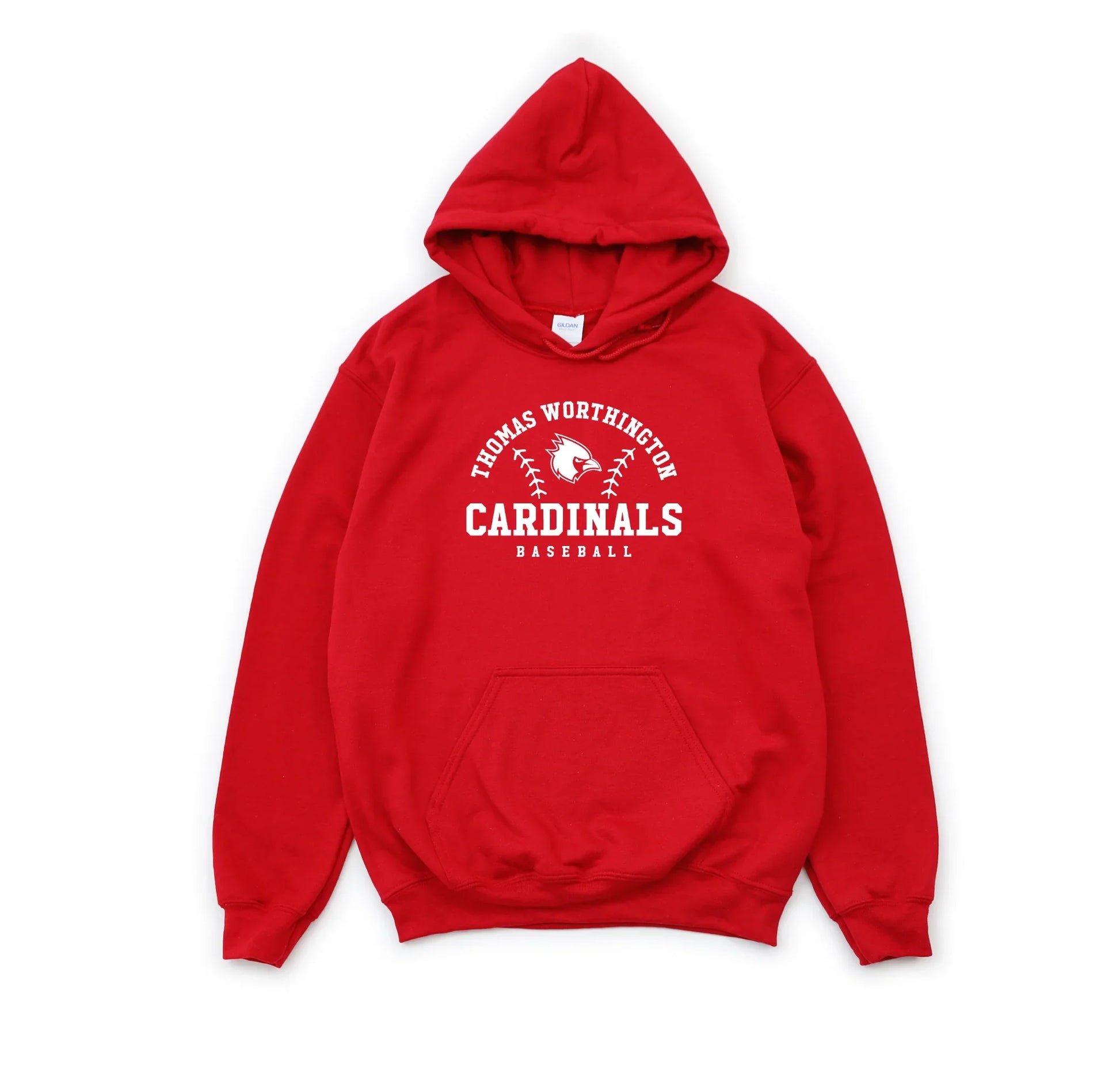 "Thomas Worthington Cardinals Baseball" Unisex Heavy Blend Hoodie - Varsity92