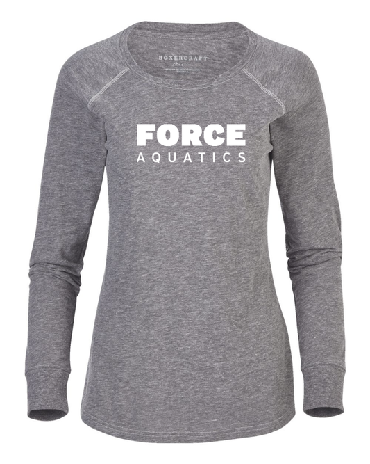 "Force Aquatics” Women’s Boxercraft Long-Sleeve Tee