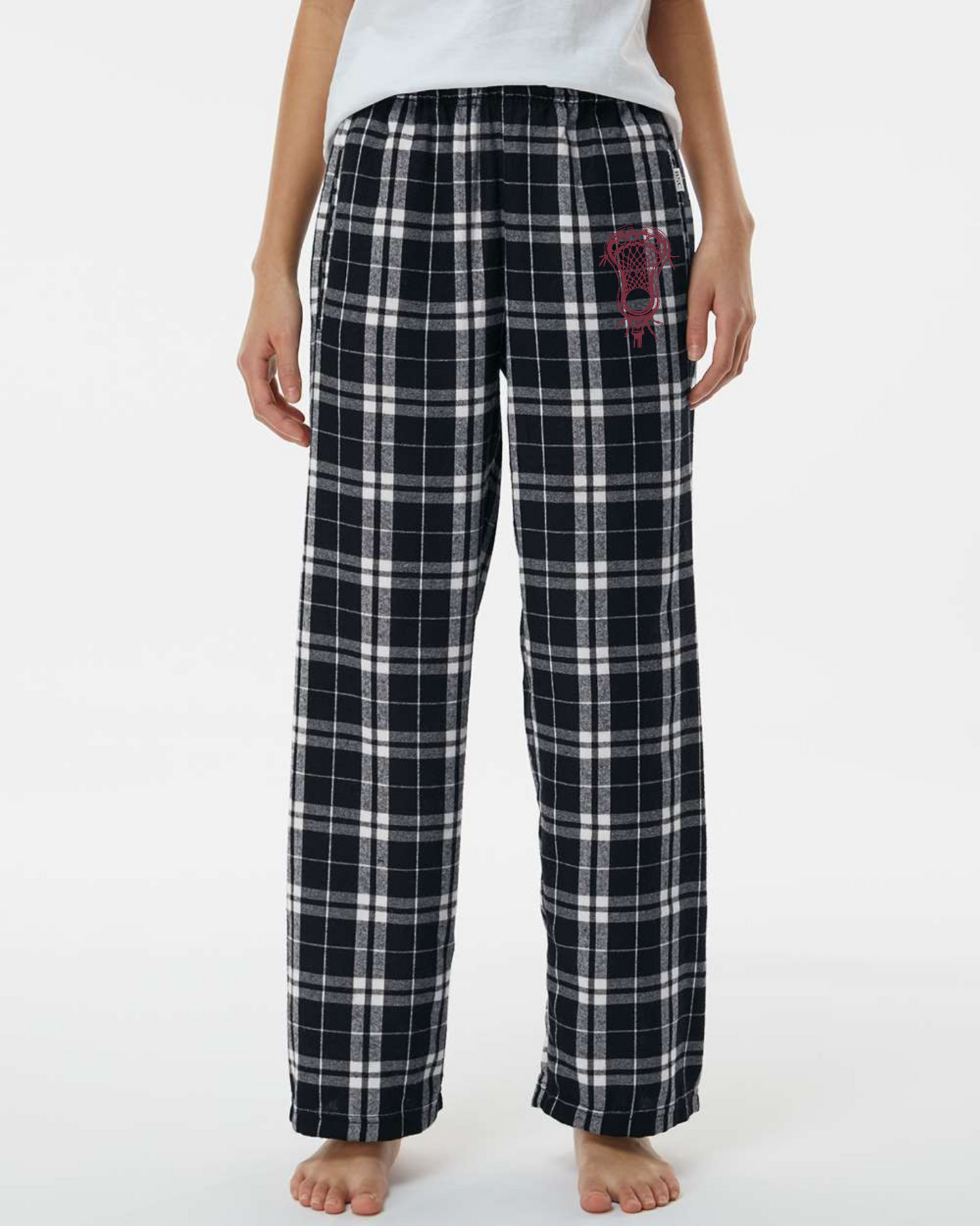 "Lacrosse Stick" YOUTH Flannel Lounge Pants