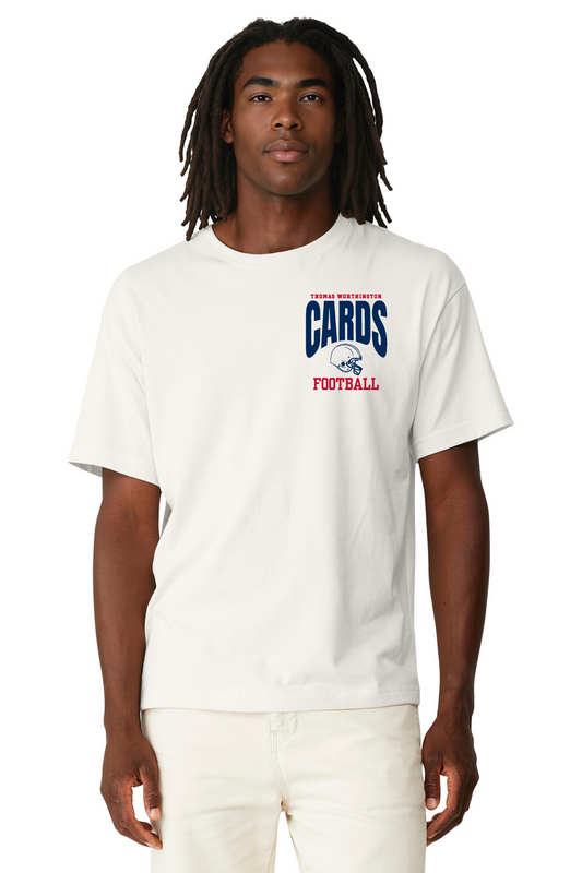 "Cards Football" Thomas Worthington BELLA+CANVAS Heavyweight Tee