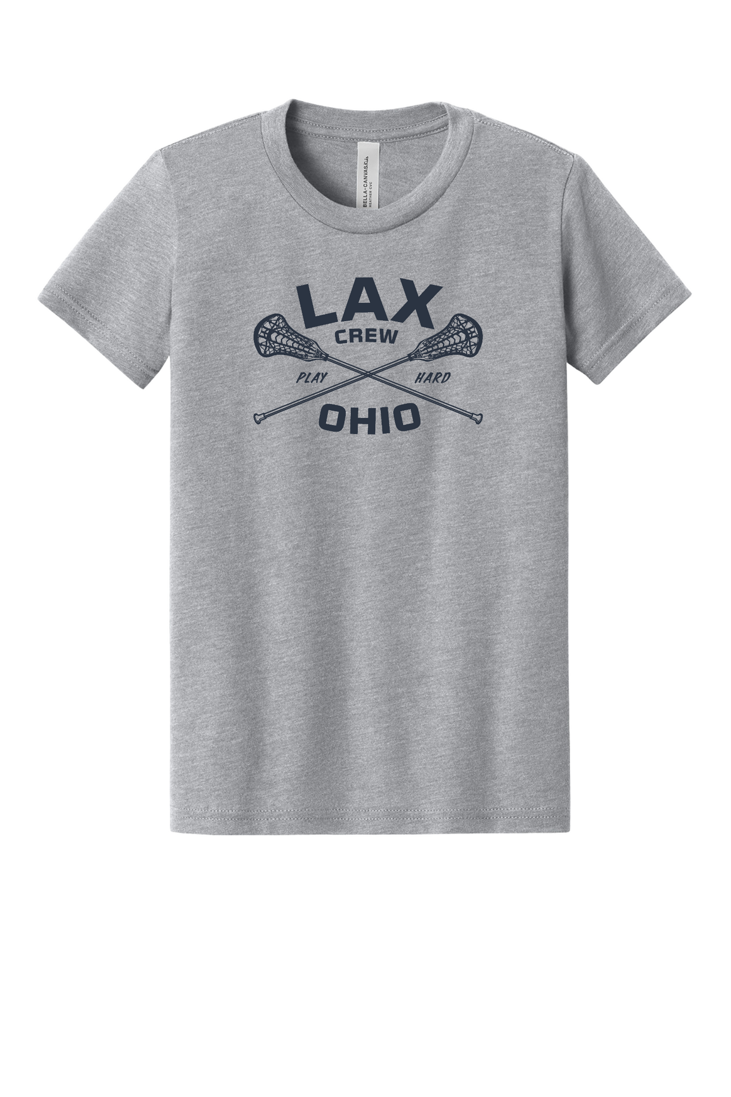 LAX Crew Ohio" Super Soft Tee (Youth & Adult Sizes)