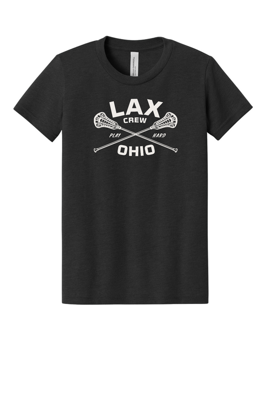 LAX Crew Ohio" Super Soft Tee (Youth & Adult Sizes)
