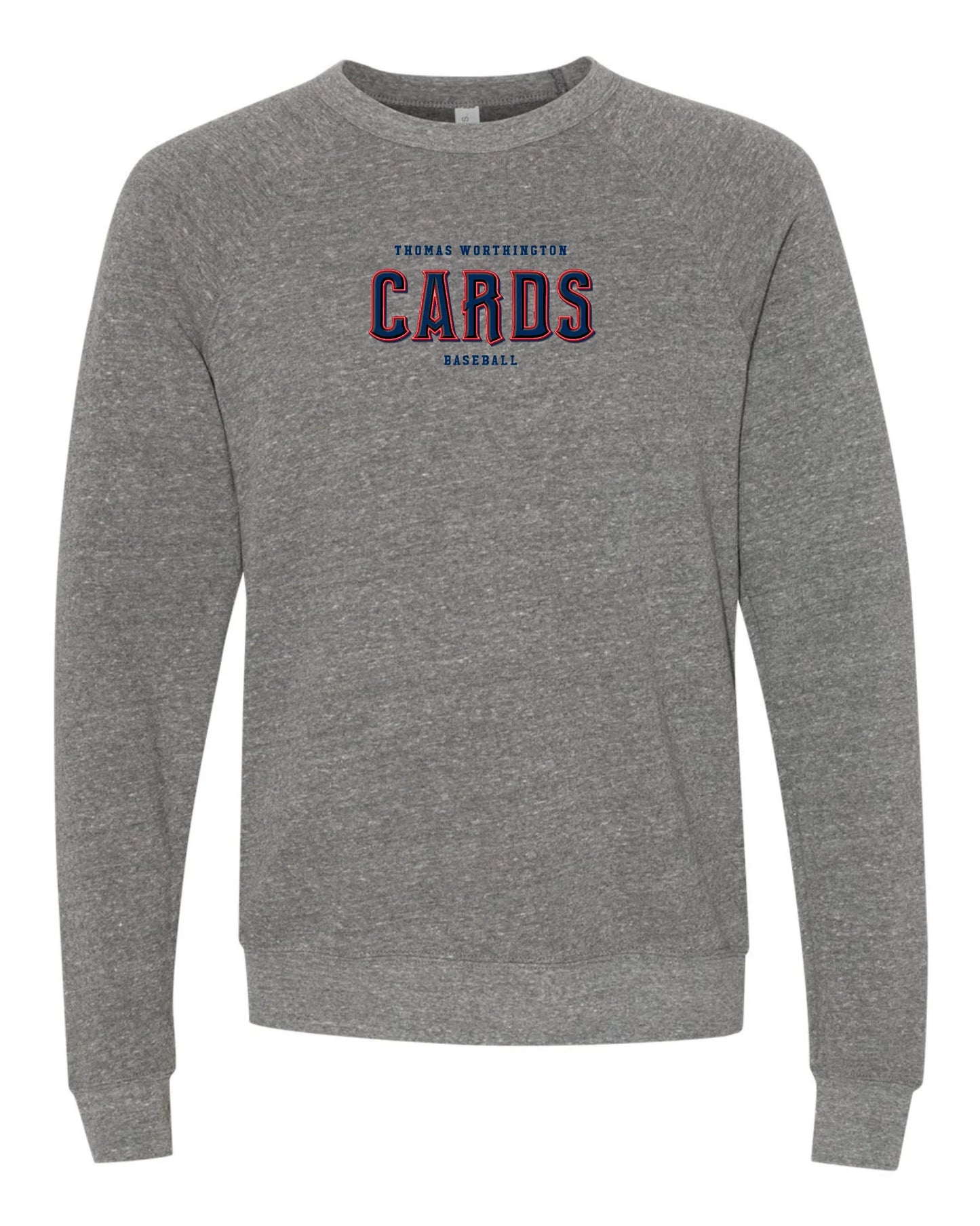 "Thomas Worthington CARDS Baseball" Unisex Super Soft Crew Sweatshirt - Varsity92