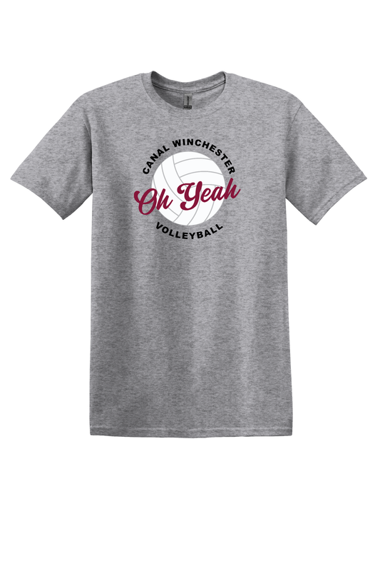 Canal Winchester"Oh Yeah" Volleyball Unisex Softstyle Tee