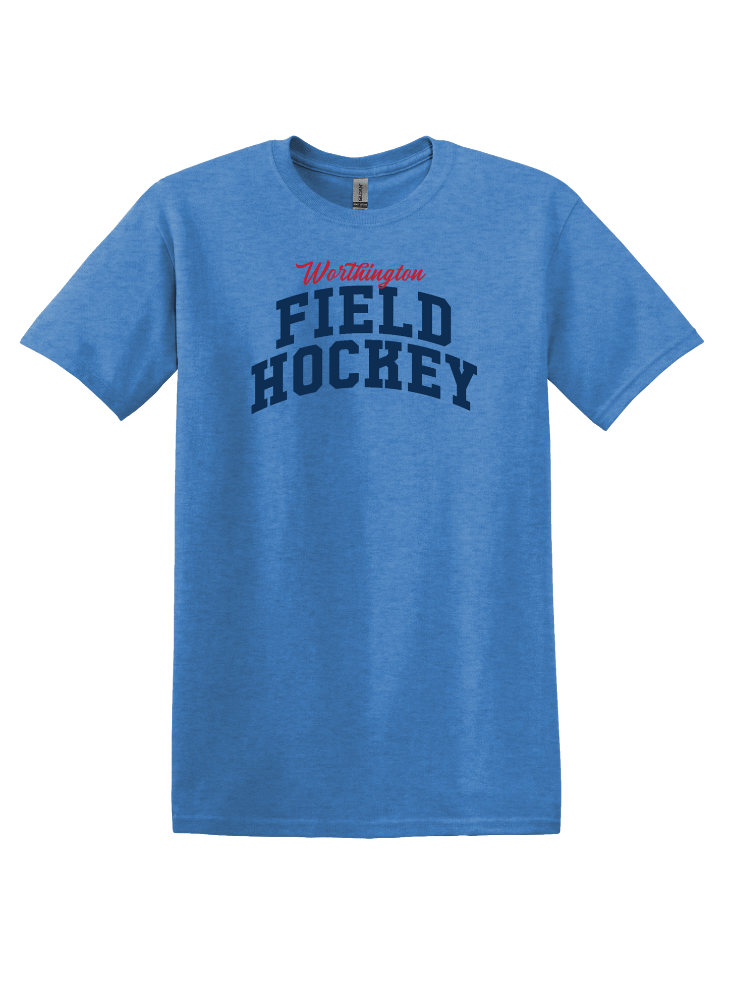 "WORTHINGTON FIELD HOCKEY" Unisex Softstyle Tee (YOUTH & ADULT SIZES)