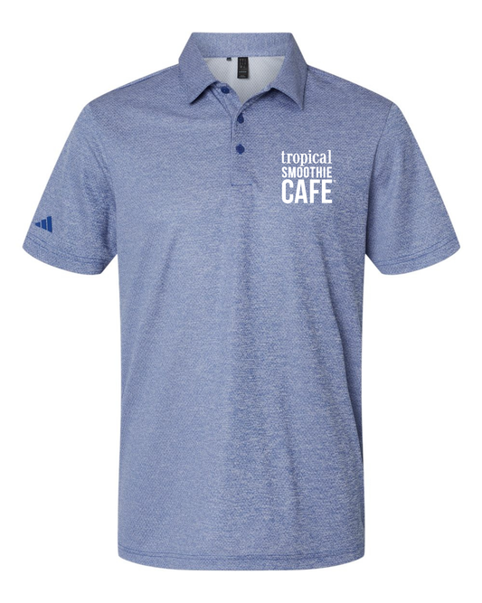 Tropical Smoothie Cafe Men’s Adidas Polo Blue Heather