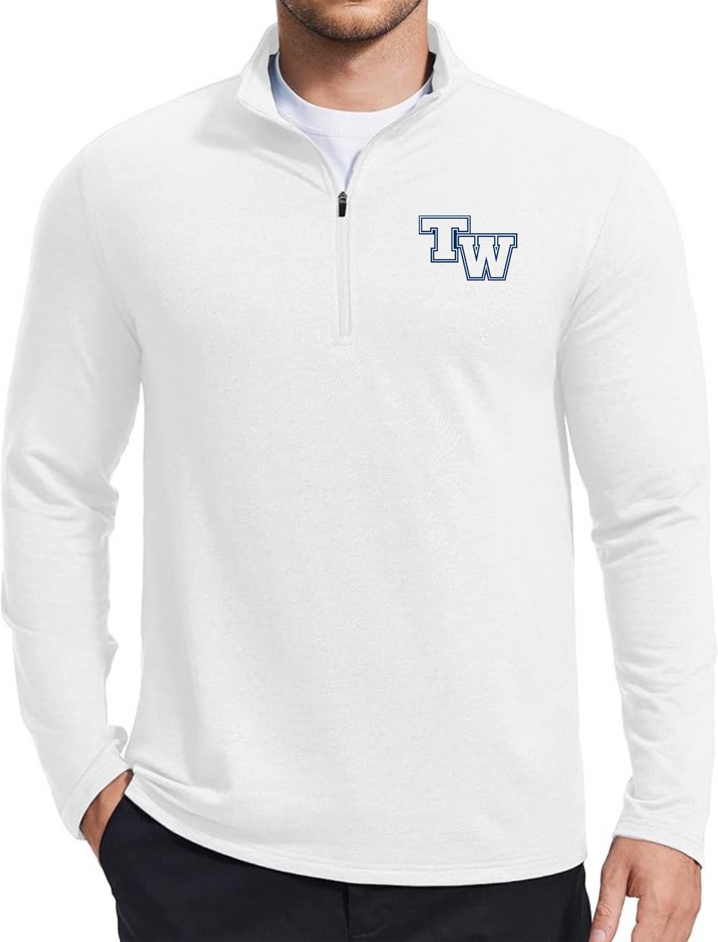 Thomas Worthington "TW" Men's Quarter Zip Pullover