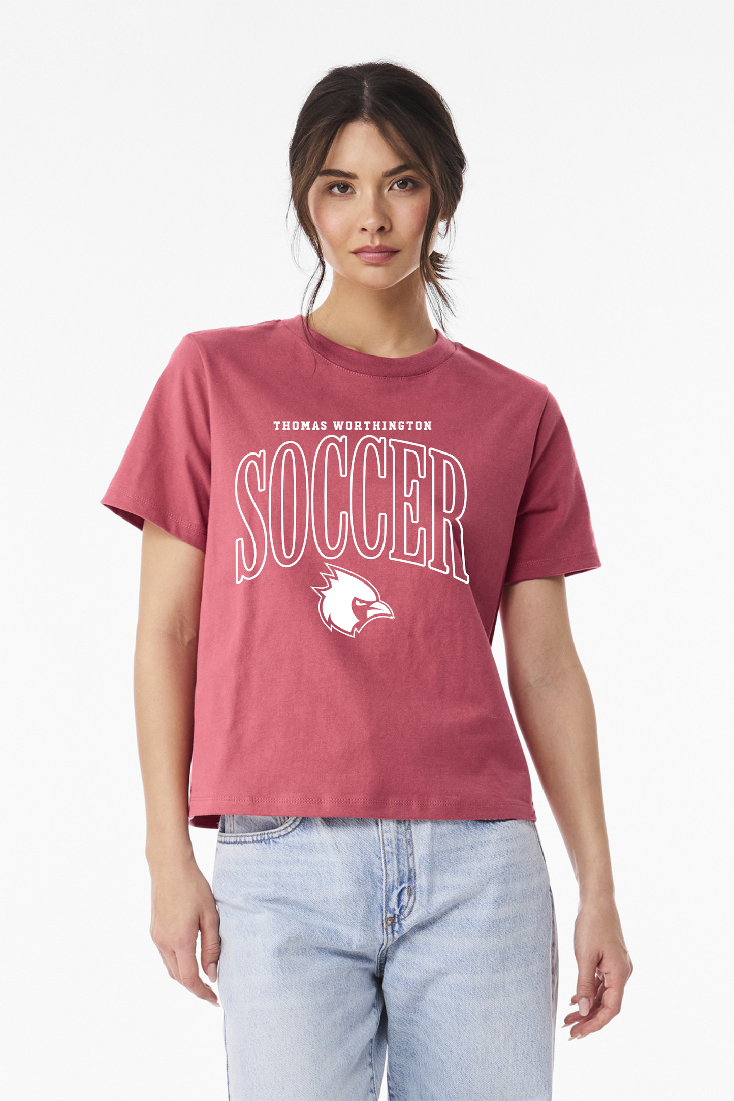 "Thomas Worthington Soccer" Women's Heavyweight Vintage Tee