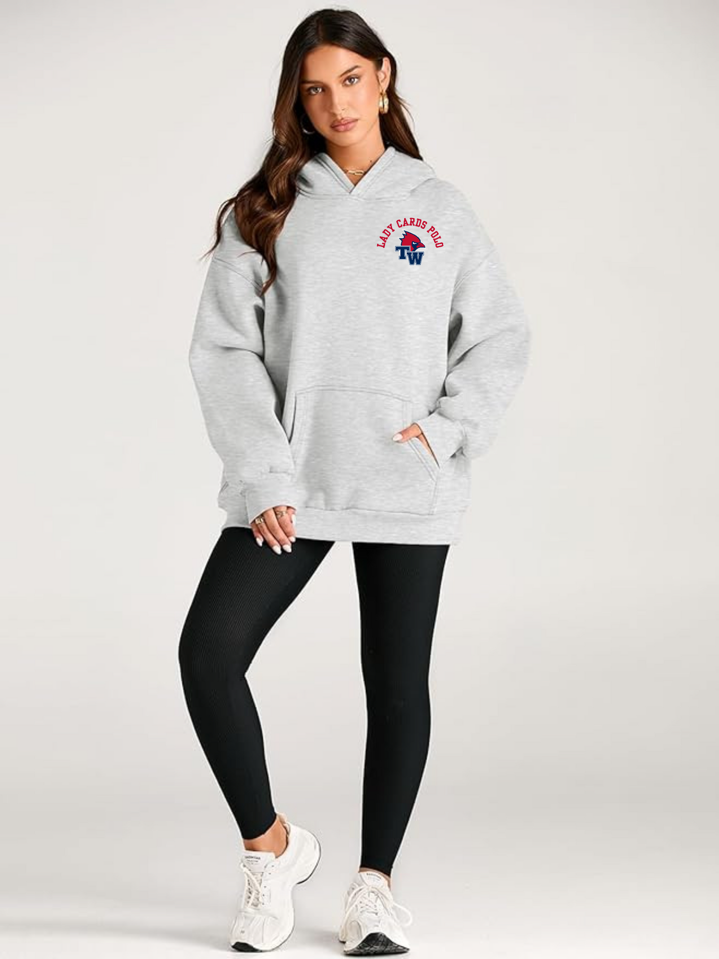 "Lady Cards Polo" Women's Oversized Hoodie