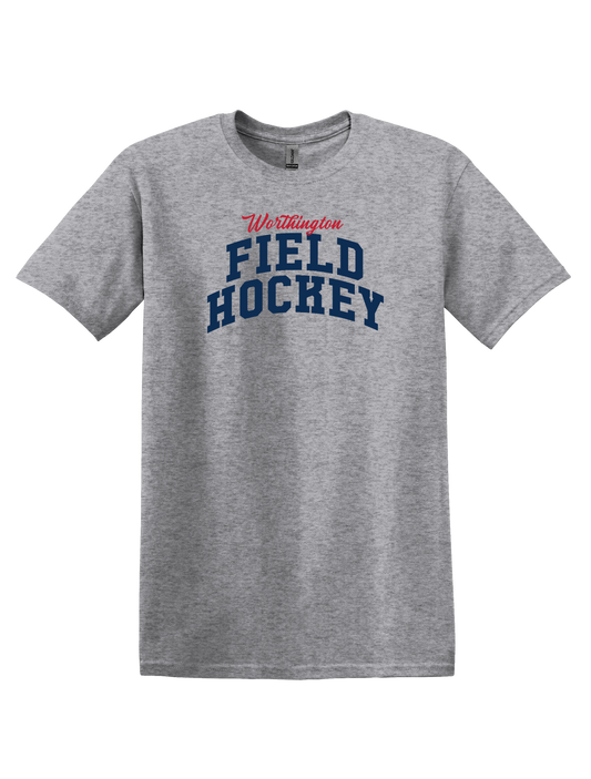 "WORTHINGTON FIELD HOCKEY" Unisex Softstyle Tee (YOUTH & ADULT SIZES)
