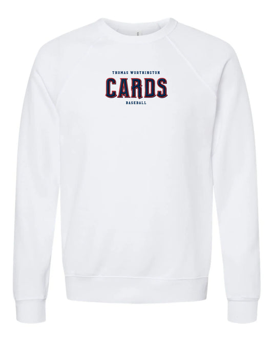 "Thomas Worthington CARDS Baseball" Unisex Super Soft Crew Sweatshirt - Varsity92