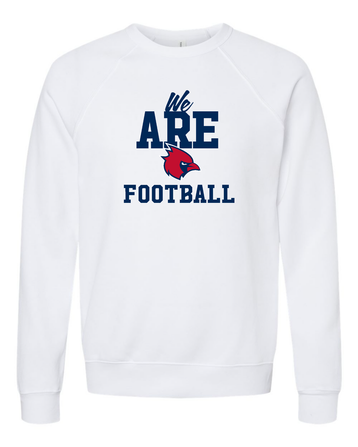 "We Are Cardinal Football" Thomas Worthington Unisex Super Soft Crew Sweatshirt