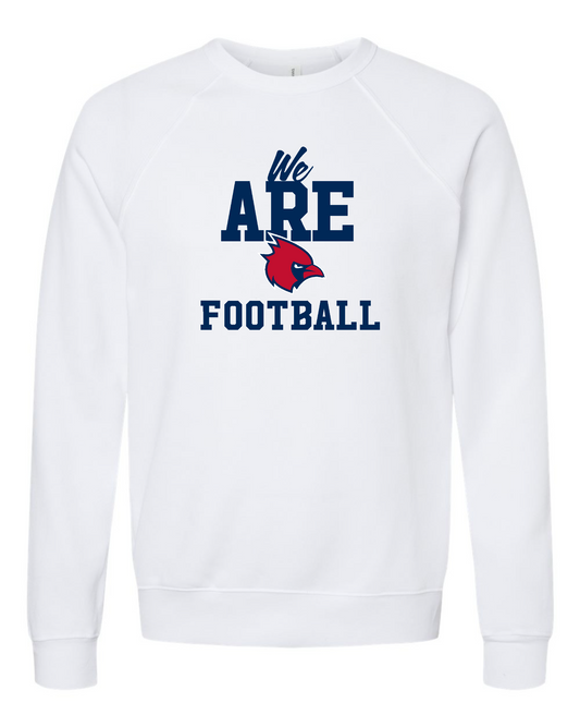 "We Are Cardinal Football" Thomas Worthington Unisex Super Soft Crew Sweatshirt