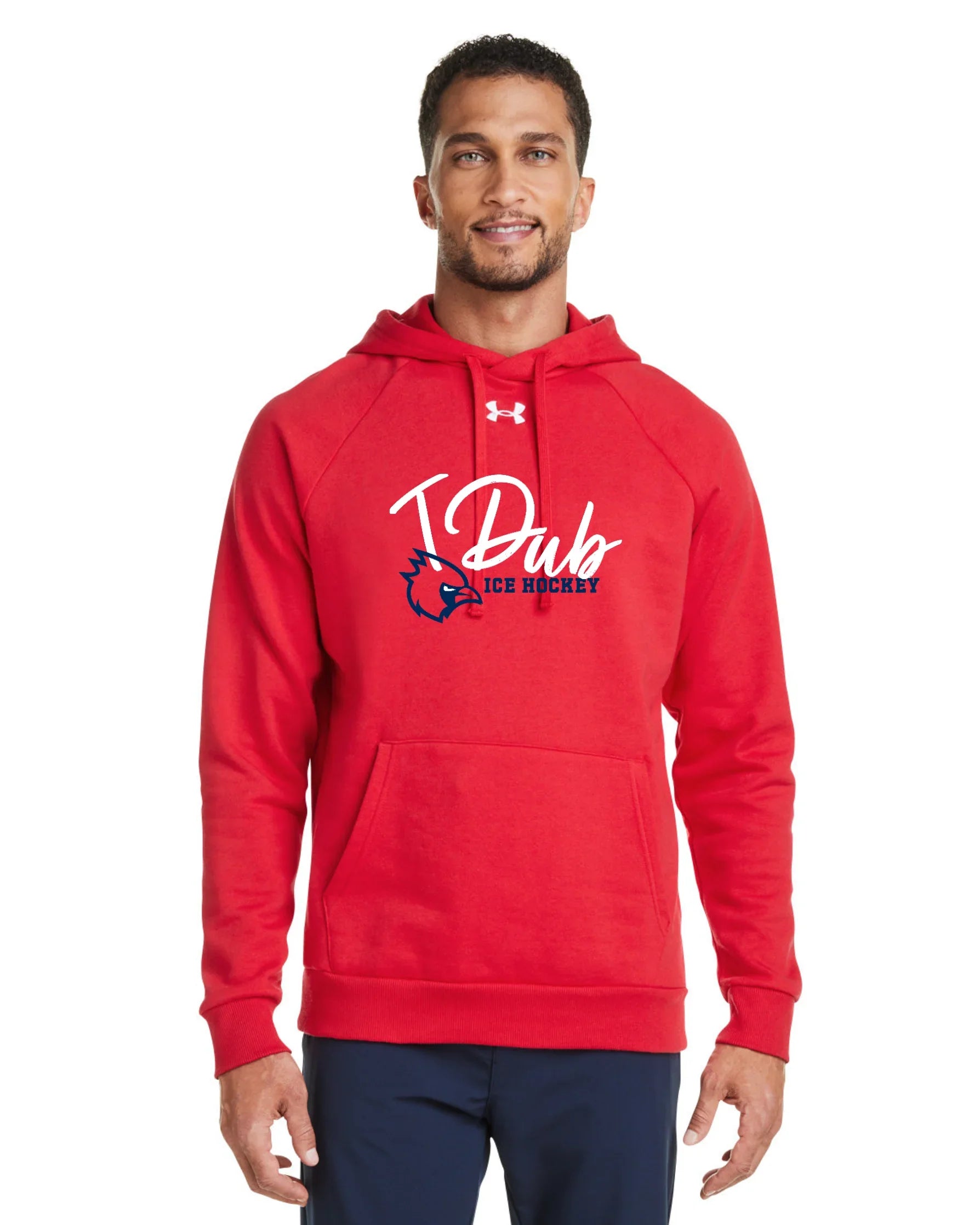 Thomas Worthington "T Dub Ice Hockey" Under Armour Men's Fleece Hoodie - Varsity92