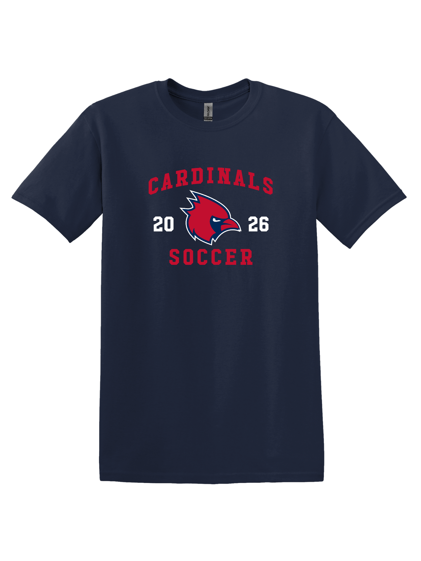 "Cardinals 2026 Soccer" Thomas Worthington Softstyle Unisex Tee (Adult & Youth Sizes)