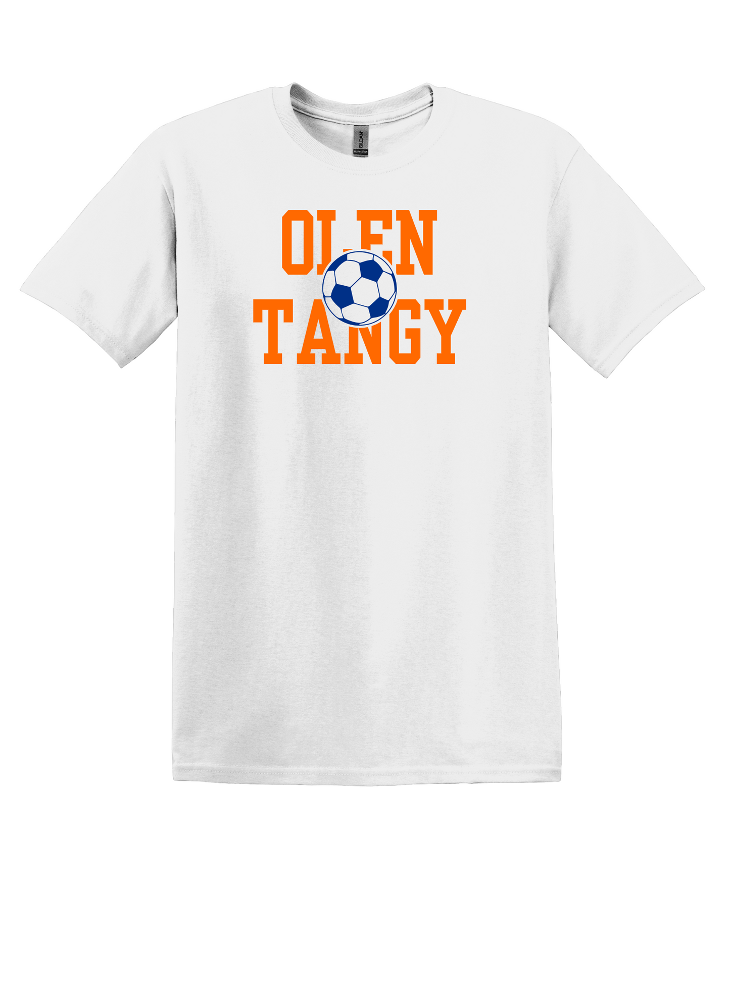 "Olen Tangy Soccer" Unisex Softstyle Tee (Adult & Youth Sizes)