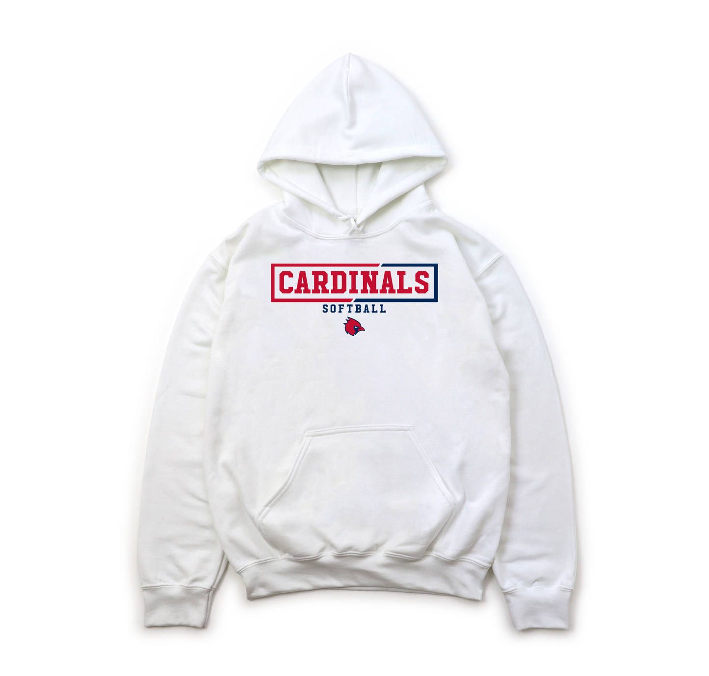 "Cardinals Softball" Unisex Heavy Blend Hoodie