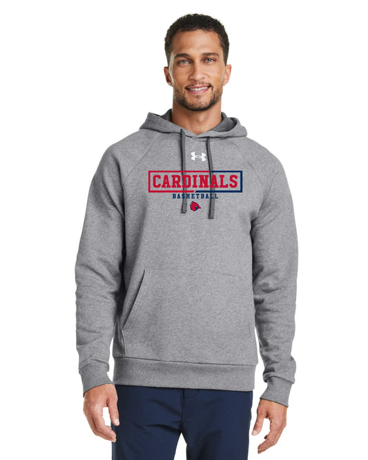 "Cardinals Basketball" Under Armour Men's Fleece Hoodie - Varsity92