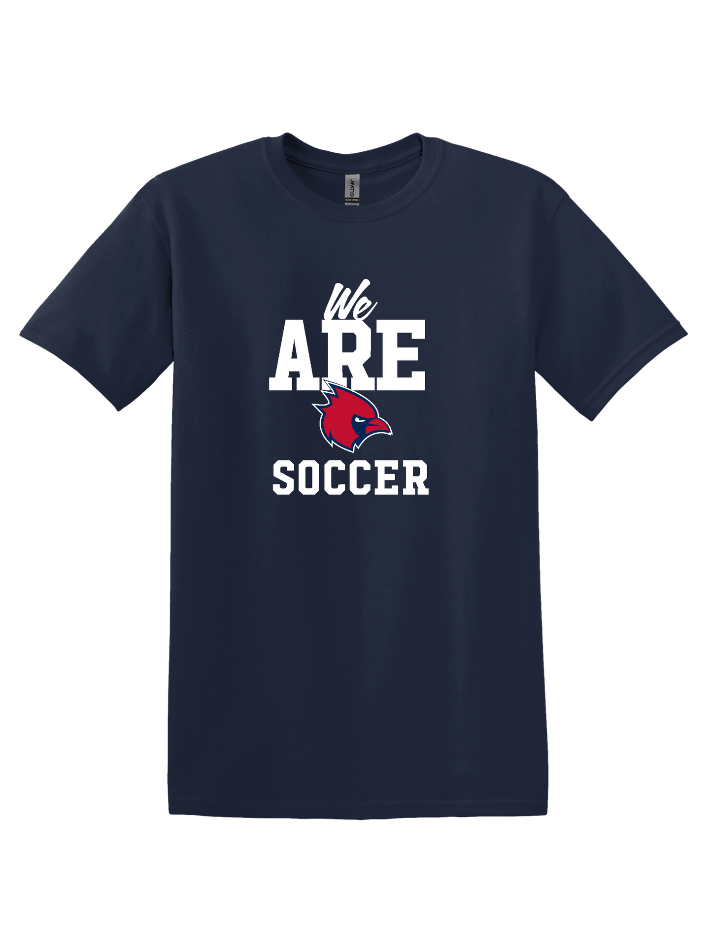 "We Are Cardinal Soccer" Thomas Worthington Softstyle Unisex Tee (Adult & Youth Sizes)