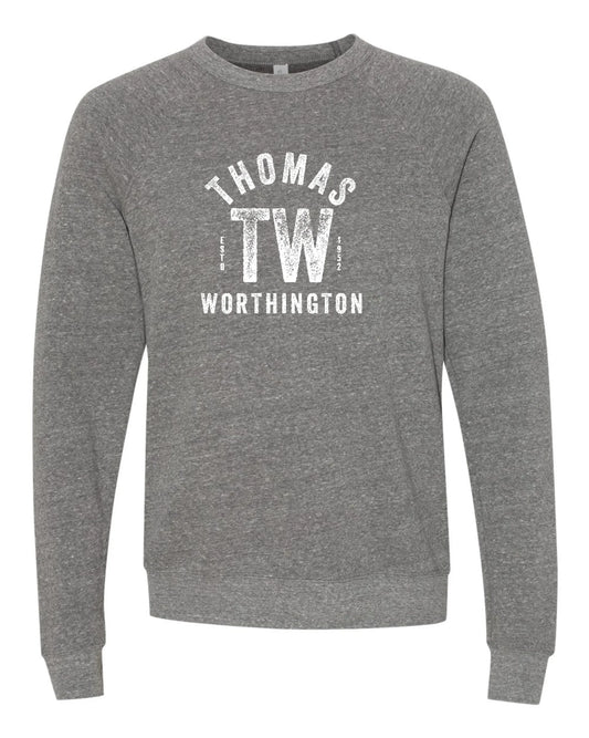 "Thomas Worthington TW" Unisex Super Soft Crew Sweatshirt - Varsity92