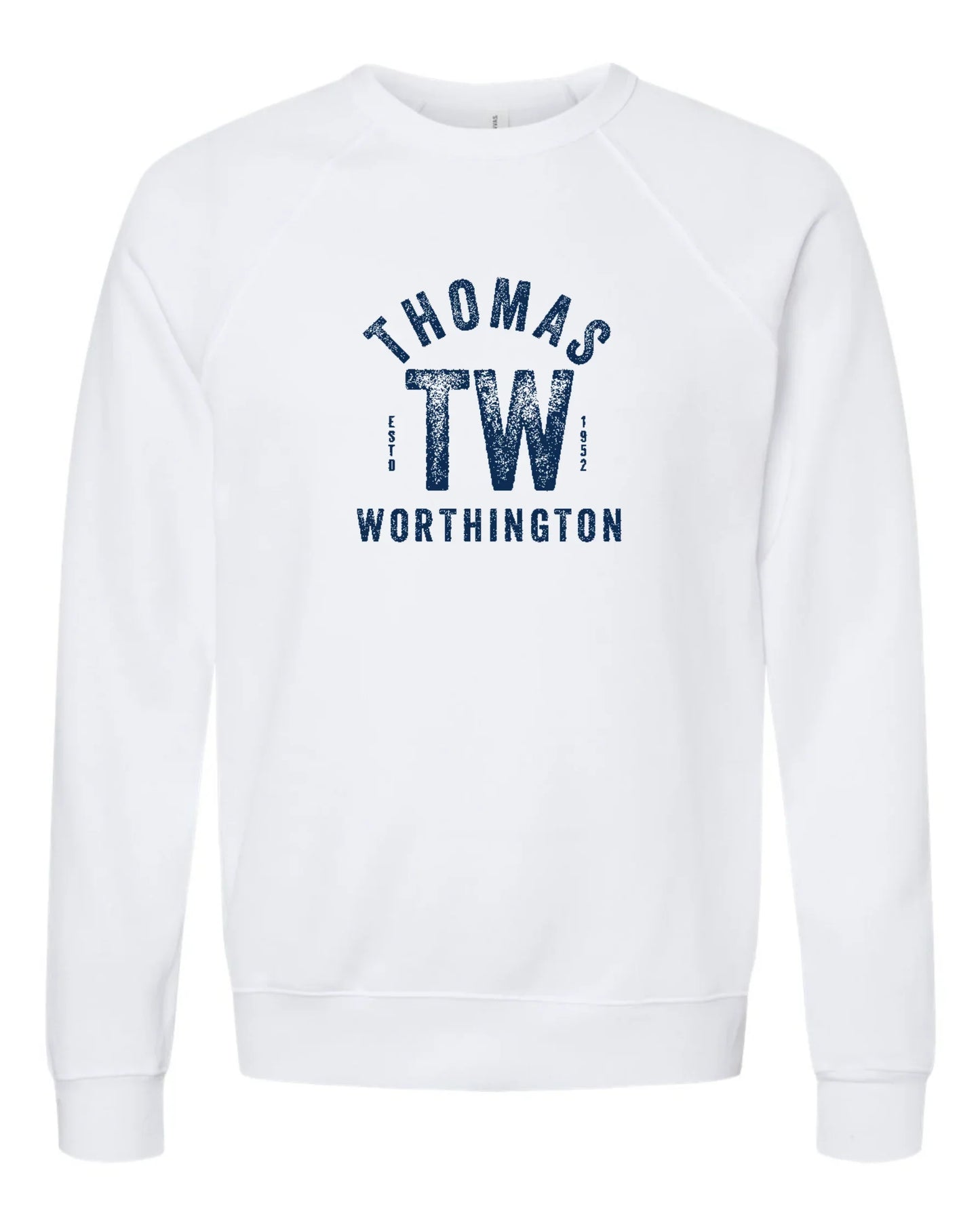 "Thomas Worthington TW" Unisex Super Soft Crew Sweatshirt - Varsity92