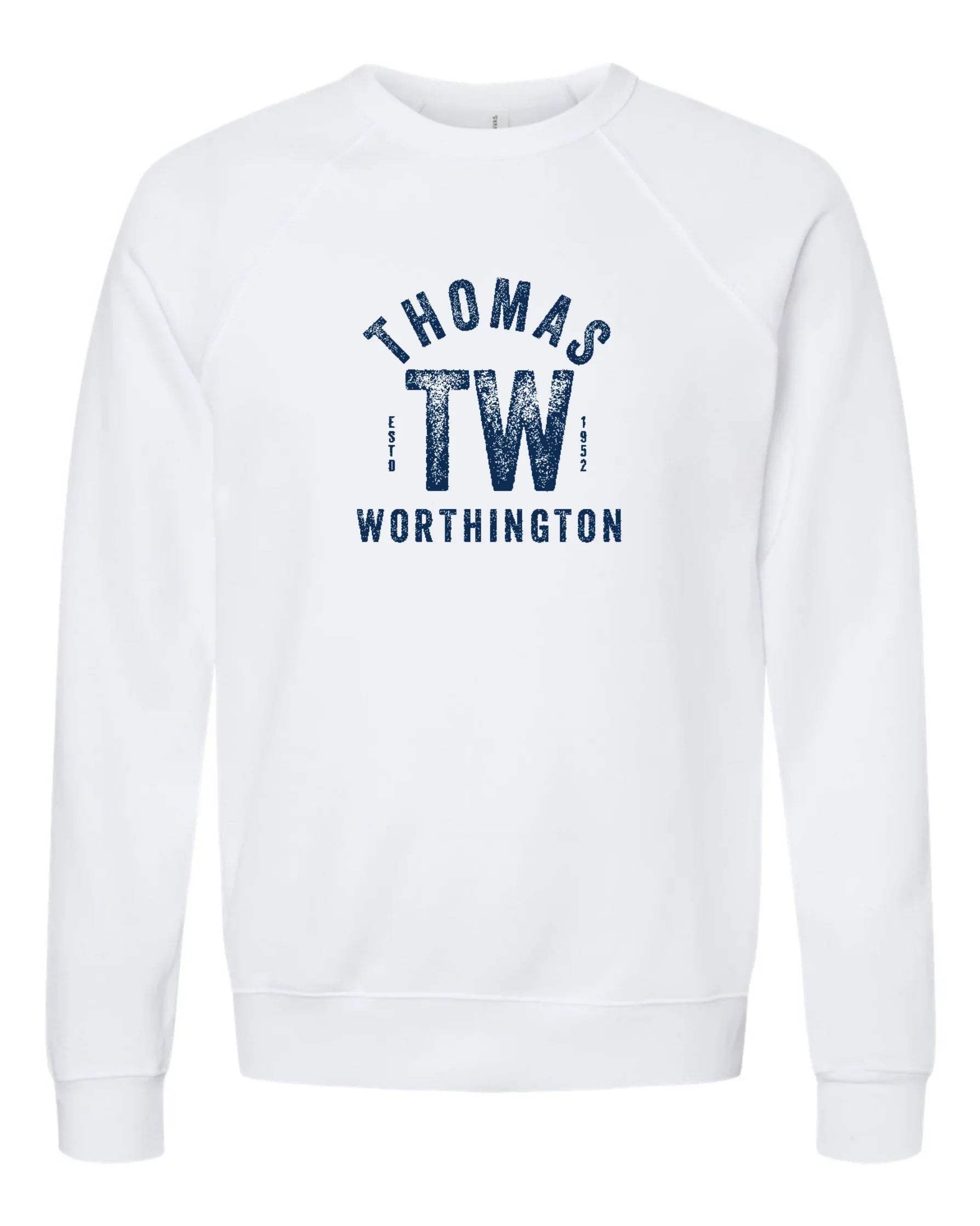 "Thomas Worthington TW" Unisex Super Soft Crew Sweatshirt - Varsity92