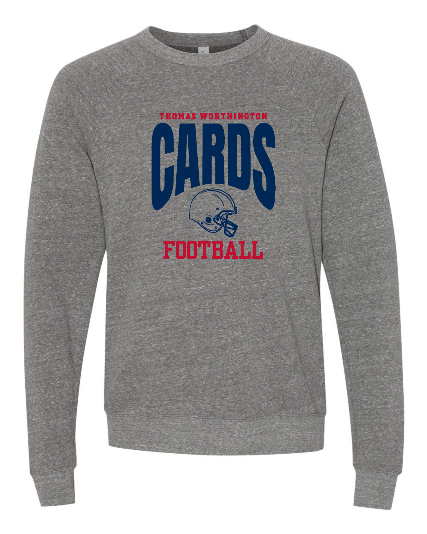 "Cards Football" Thomas Worthington Unisex Super Soft Crew Sweatshirt