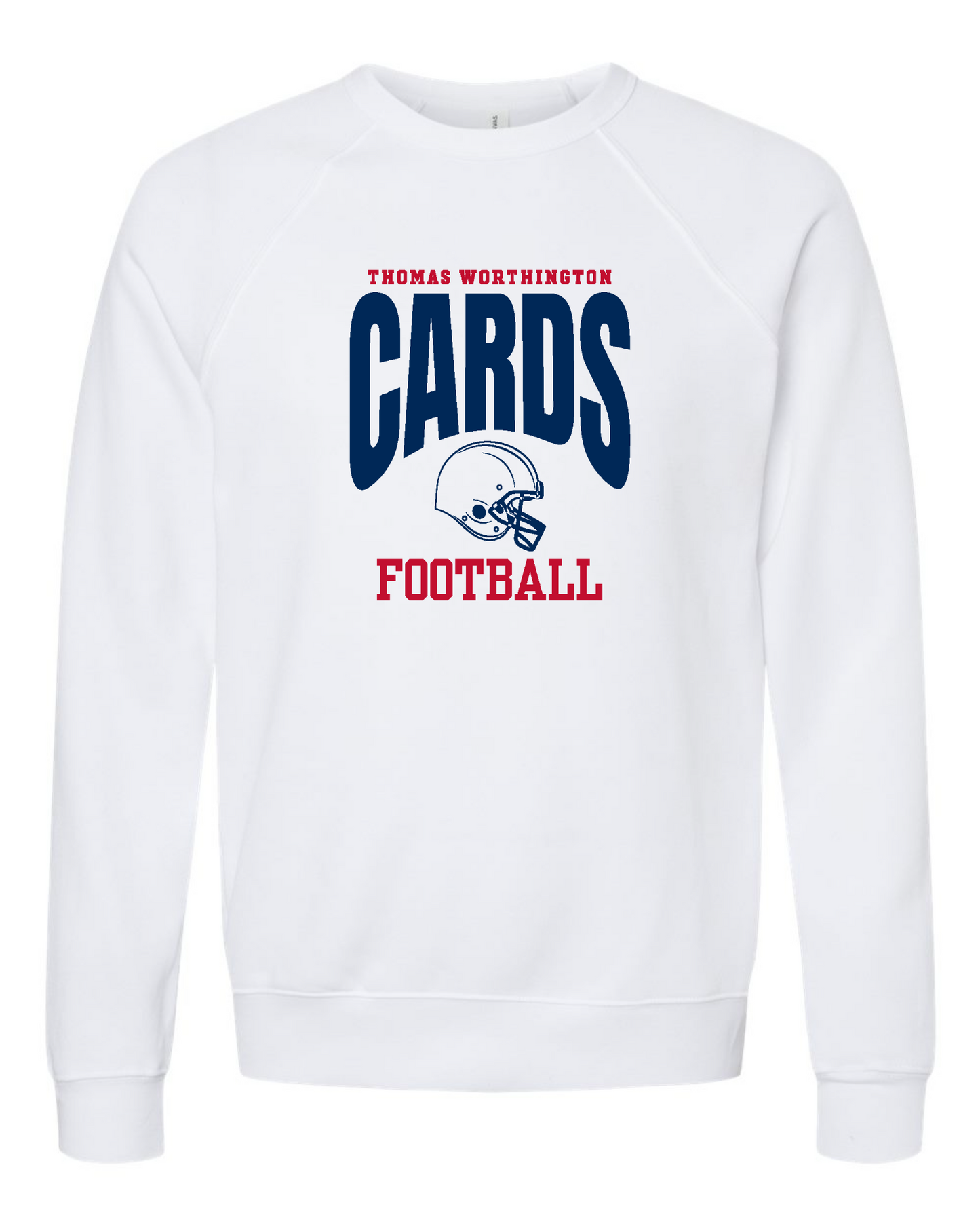 "Cards Football" Thomas Worthington Unisex Super Soft Crew Sweatshirt